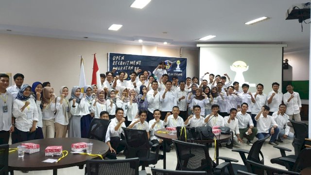 Open Recruitment angkatan ke V, Badan Pengembangan SDM Pengurus HIPMI PT Universitas Muslim Indonesia, Sabtu (09/03/2019).