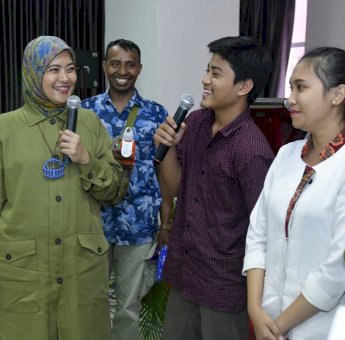 Kepada Warga Makassar, Aliyah Mustika : Jaga Anakta Dari Bahaya Obat-Obatan