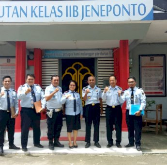 Tingkatkan Pelayanan Publik, Bapas Makassar Kunjungi Rutan Jeneponto dan Lapas Bulukumba