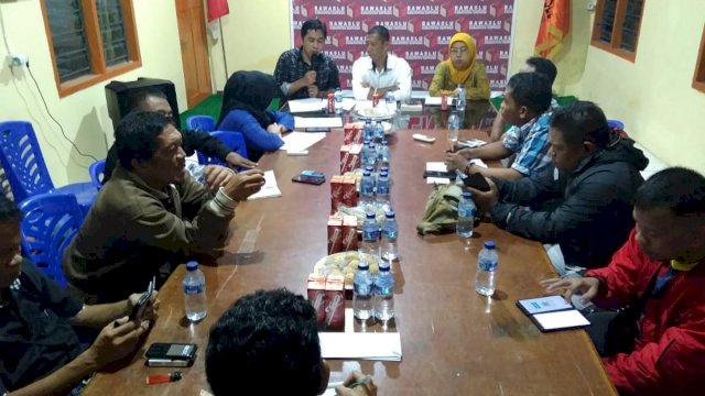 Rapat Koordinasi tindak lanjut pelatihan saksi Parpol pada Pemilu, berlangsung di Sekretariat Bawaslu Kabupaten Soppeng, Selasa (26/03/2019).