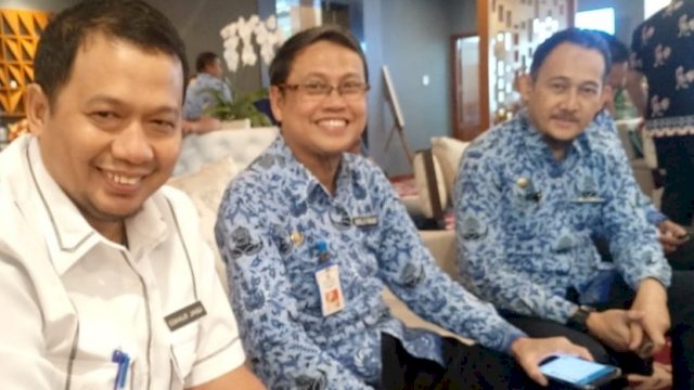 Tiga Calon Penjabat Wali Kota Makassar, Iqbal Suhaeb (kiri), Sulkaf S Latief (tengah), Denny Irwan (kanan).