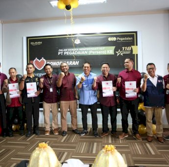 Gelar Donor Darah di HUT yang ke 118, Deng Ical Apresiasi PT Penggadaian Makassar