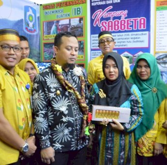 Sutera Khas Soppeng Ditampilkan di Pameran KLHK di CCC Makassar