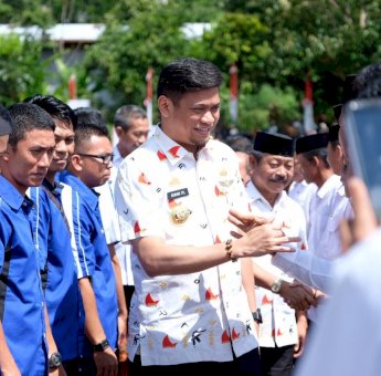 Sembilan Titik Pengaspalan Ruas Jalan di Kecamatan Bontolempangan Gowa Diresmikan