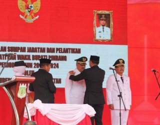Andi Irwan Hamid dan Alimin Resmi Pimpin Pinrang