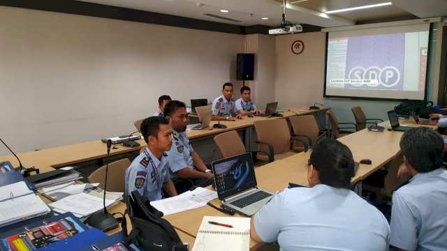 Evaluasi Komponen Pengungkit Satuan Kerja Zona Intergritas menuju Wilayah Bebas Dari Korupsi dan Birokrasi Bersih Melayani, Kementrian Hukum dan Hak Asasi Manusia, Selasa (21/05/2019).