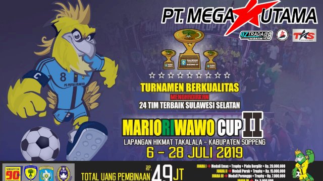 Marioriwawo Cup II Segera Digelar, 24 Tim Terbaik Sulsel Akan Berlaga di Lapangan Hikmat Takalala