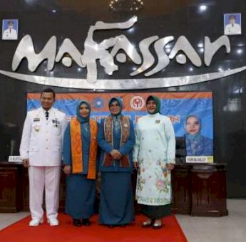 Isteri Iqbal Suhaeb Resmi Pimpin PKK Kota Makassar