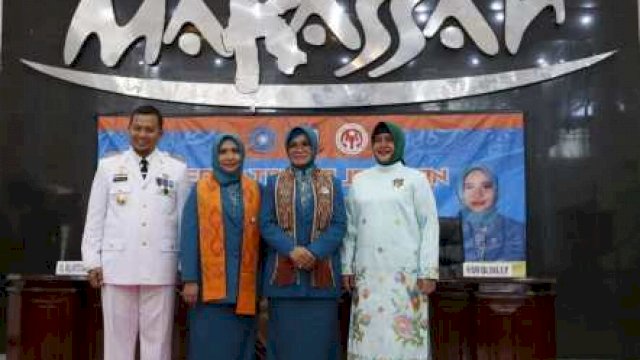 Isteri Iqbal Suhaeb Resmi Pimpin PKK Kota Makassar