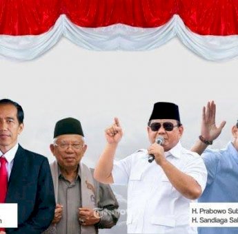 Data Masuk 58,78 Persen, Berikut Hasil Real Count KPU Pilpres Per Rabu 01 Mei 2019