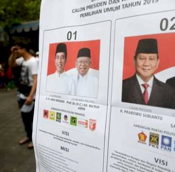Data Masuk 75,44 Persen, Berikut Hasil Real Count KPU Pilpres 2019 Per Jumat 10 Mei 2019