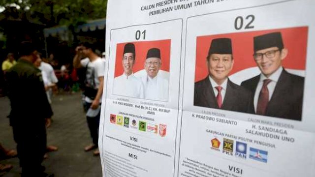 Data Masuk 75,44 Persen, Berikut Hasil Real Count KPU Pilpres 2019 Per Jumat 10 Mei 2019