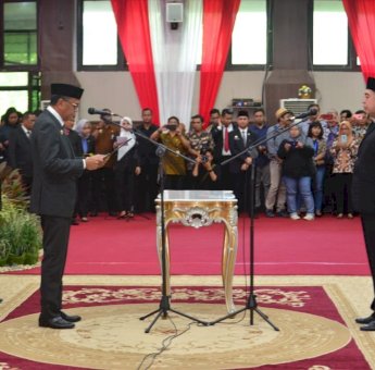 Abdul Hayat Gani Resmi Jabat Sekda Sulsel Definitif