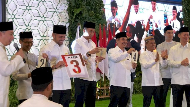 Pencabutan nomor urut Calon Ketua BPP Hipmi Pusat, di The Ritz-Carlton, Mega Kuningan Jakarta Pusat, Minggu (26/05/2019).
