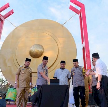 Wagub Sulsel Launching Aplikasi dan Gong Sistem Deteksi Dini Bencana