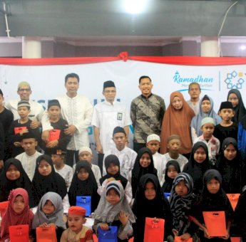 Dompet Dhuafa dan PLN Pusmanpro Berbagi Bersama Anak Yatim