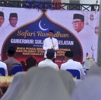 Gubernur Sulsel Ajak Masyarakat Palopo Ciptakan Daya Tarik Investor Masuk di Luwu Raya