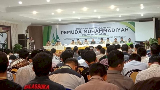 Musyawarah Wilayah Pemuda Muhammadiyah Sulsel ke XVII, di Hotel Dinasti Kota Parepare, Sabtu (28/06/2019).