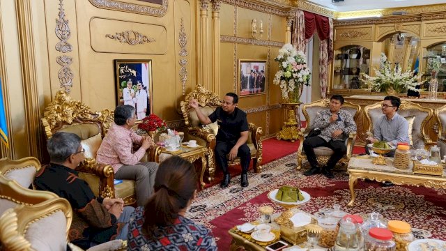 Wakil Gubernur Sulsel, Andi Sudirman Sulaiman menerima kunjungan Duta Besar India untuk Indonesia Pradeep Kumar Rawat, di Rumah Jabatan Gubernur, Senin (24/06/2019).