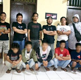 Resmob Polres Bone Berhasil Amankan Lima Pelaku Penikaman di Ponre