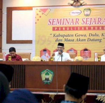Muchlis Apresiasi Seminar Sejarah Penulisan Buku ‘Kabupaten Gowa Dulu, Kini dan Masa Akan Datang’