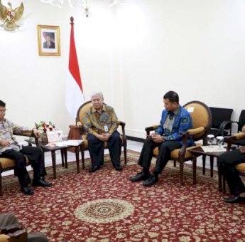 Jelang PSBM XIX, Iqbal Suhaeb dan Sattara Taba Temui Wapres Jusuf Kalla