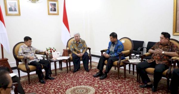 Jelang PSBM XIX, Iqbal Suhaeb dan Sattara Taba Temui Wapres Jusuf Kalla