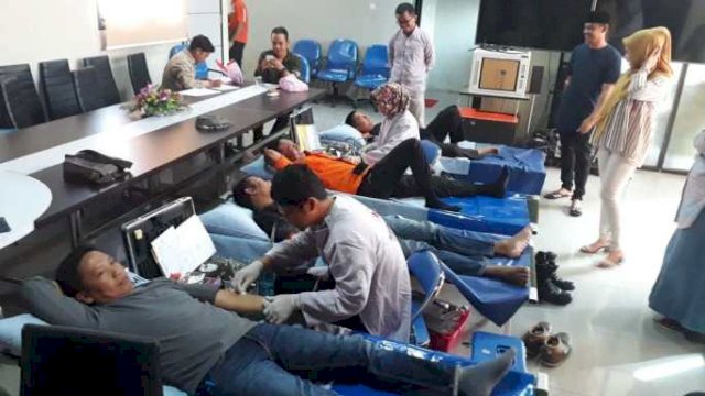 Peduli Kemanusiaan, BPBD Makassar Gelar Donor Darah