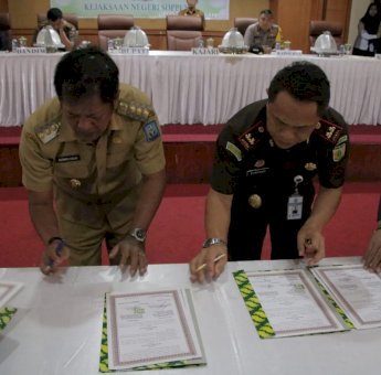 Tiga Poin Perjanjian Kerjasama Pemkab dan Kejari Soppeng
