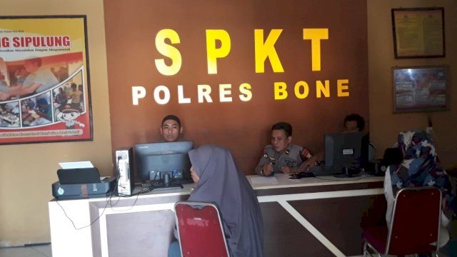 Nurjanna dilaporkan di Sentra Pelayanan Kepolisian Polres Bone.