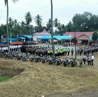 HUT Bhayangkara Ke-73, Polres Soppeng Gelar Upacara dan Syukuran