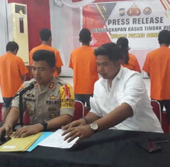 Polres Bone Release Tujuh Kasus Narkoba, Dua Diantaranya Melibatkan Wanita