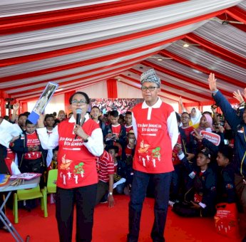 Di Hadapan Ribuan Anak, NA: Cita-cita Saya Sejak Kecil Bahagiakan Orang Tua