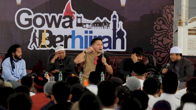 Event Gowa Berhijrah di Masjid Agung Syekh Yusuf, Sabtu (27/07/2019).