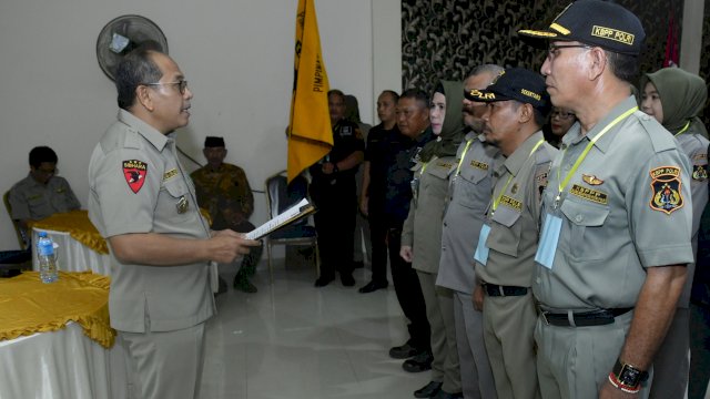 Ketua KBPP Polri Sulsel Ilham Arief Sirajuddin (IAS) melantik Danny sebagai ketua KBPP Polri Resor Pinrang, Sabtu (03/08/2019).