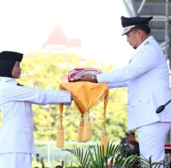 Iqbal Suhaeb Pimpin Upacara Peringatan HUT Kemerdekaan RI Ke – 74