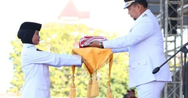 Iqbal Suhaeb Pimpin Upacara Peringatan HUT Kemerdekaan RI Ke &#8211; 74