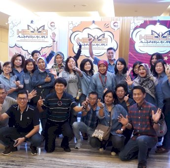 Di Reuni Akbar SMA Katolik Rajawali, Aliyah Mustika dan Teman-temannya Kenang 30 Tahun Lalu