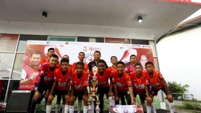 Penutupan Turnamen Futsal Wali Kota Makassar Cup III, di Lapangan Futsal Telkom, Jumat (26/07/2019).