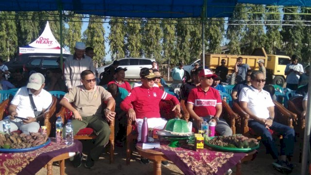 Pembukaan Gerak Jalan Juang, di Palleko Polongbangkeng Utara Kabupaten Takalar, Minggu (25/08/2019).