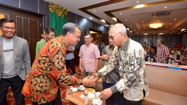 Gubernur Sulsel Prof. Nurdin Abdullah menghamdiri lokakarya dalam rangka percepatan pembangunan Luwu Raya, di Hotel Ramsy Makassar, Sabtu (03/08/2019).
