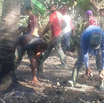 TMMD Kodim Pinrang Bangun Jalan Pemukiman di Desa Mattiro Ade