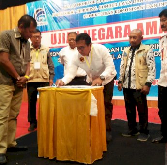 Bupati Soppeng Buka Ujian Negara Amatir Radio, Pesertanya Banyak Dari Luar Daerah