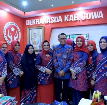 Dekranasda Gowa Ikut Ramaikan Sulsel Maraja 2019
