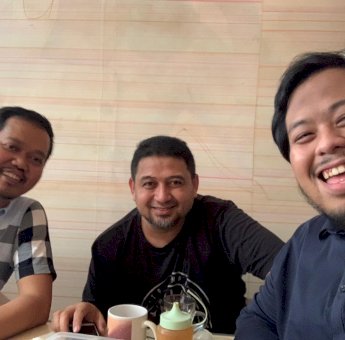 Tiga Bakal Calon Wali Kota Makassar Ngopi Bareng, Apa yang Dibahas?