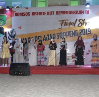 Komsos Kreatif, Pelajar di Soppeng Tampilkan Bakat Menyanyi