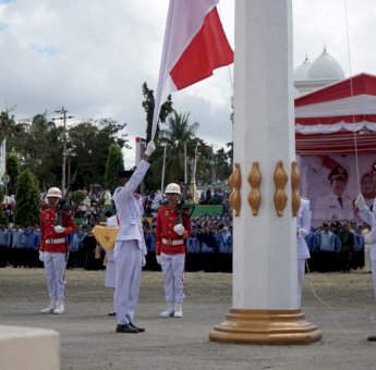 Upacara Peringatan HUT RI Ke-74 Kabupaten Soppeng Dipusatkan di Lapangan Gasis