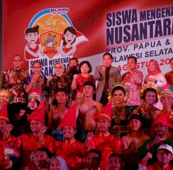 Abdul Hayat Hadiri Malam Keakraban SMN Papua dan Sulsel