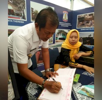 Andi Kaswadi Buka Pameran Cagar Budaya di Villa Yuliana Soppeng