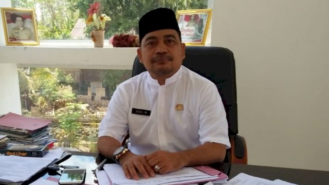 Kepala Dinas Perdagangan, Perindustrian, Koperasi dan UKM Kabupaten Soppeng Andi Makkaraka.